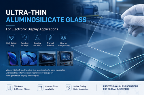 Laatste bedrijfsblogs Ultradun aluminiumsilicaatglas voor moderne displaytechnologie