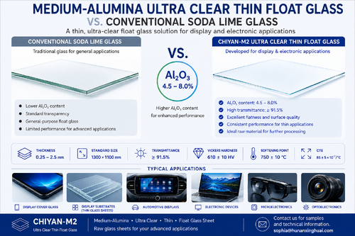 Laatste bedrijfsblogs Medium-Aluminosilicate Ultra Clear Floatglas vs. Conventioneel Natronkalkglas