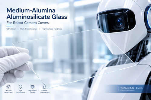 Laatste bedrijfsnieuws over Onderzoek naar nieuwe toepassingen van ultrahelder aluminosilicaatglas in humanoïde robotica