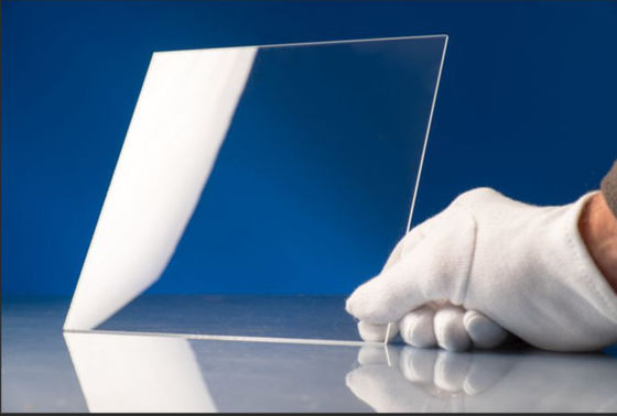 0.7mm 1.1mm doorzichtigheid Ultra Clear Ultra wit glas Substraat voor Display Cover Glas