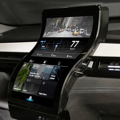 Goede prijs 3D gebogen autodisplay cover glas anti-glare gehard online